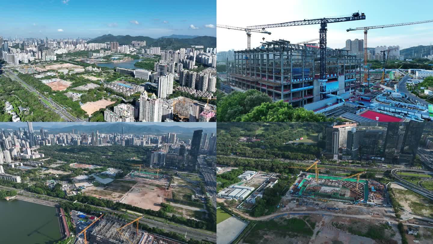 深圳香蜜湖新金融中心2023航拍合集