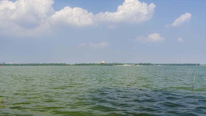 武汉东湖风景区夏季自然风光