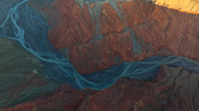 【正版4K素材】航拍新疆安集海大峡谷17