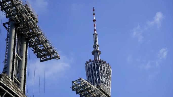 2023广州电视塔延时合集