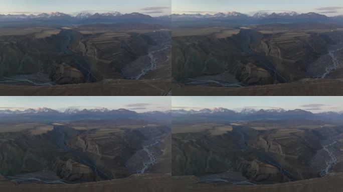 【正版4K素材】航拍新疆安集海大峡谷1