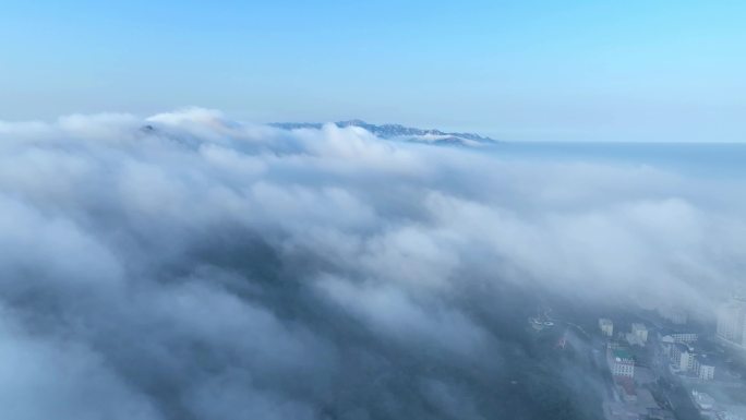 青岛浮山平流雾