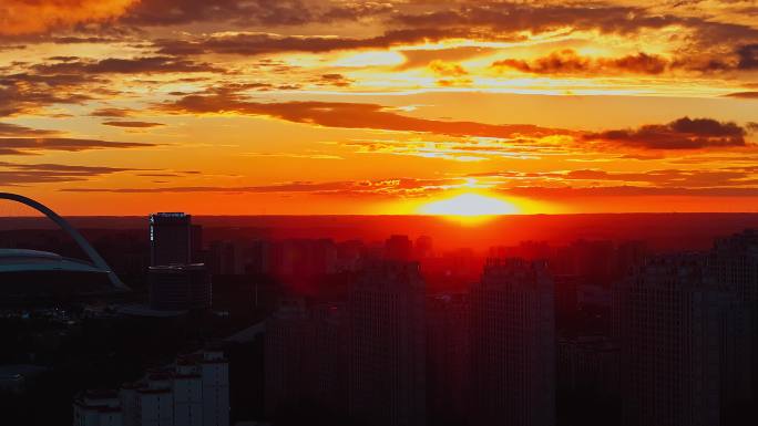 鄂尔多斯市城市晚霞三组