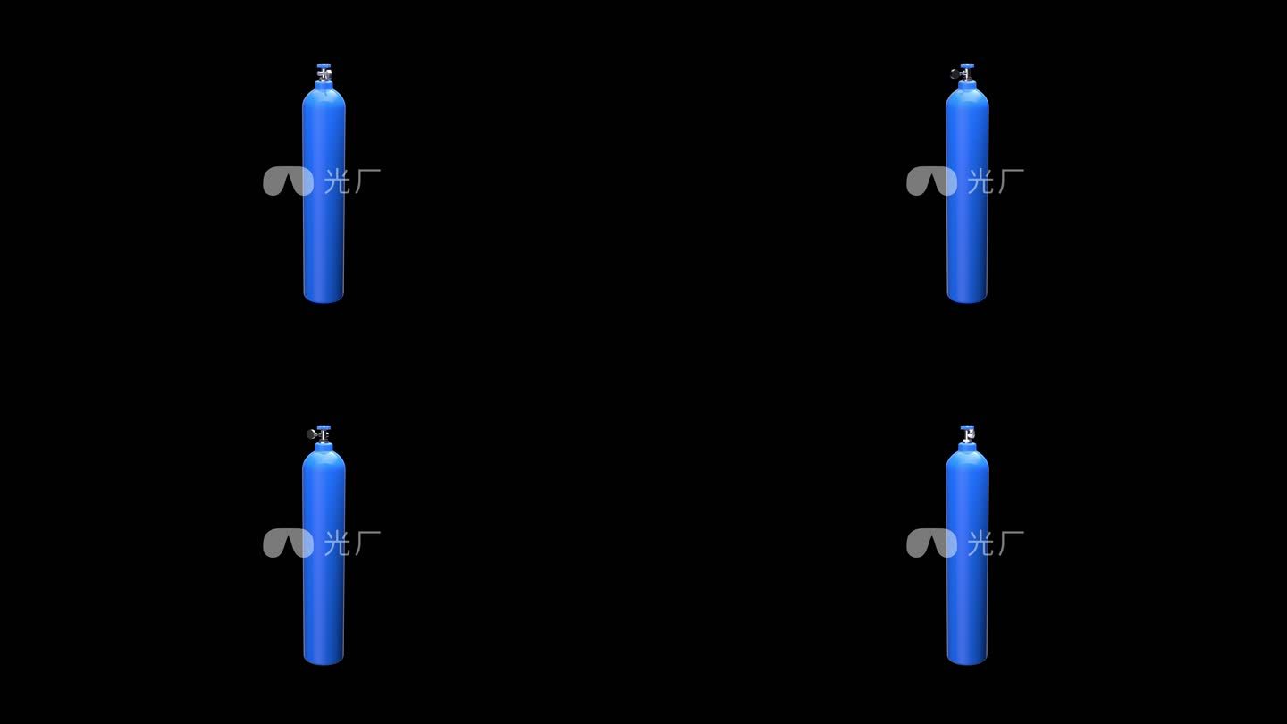 全息投影-氧气瓶循环动画带通道