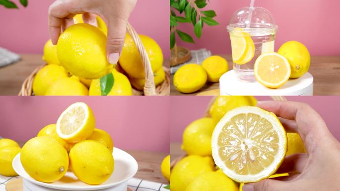 新鲜水果 黄柠檬