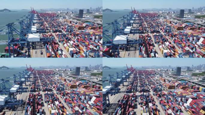 深圳前海集装箱港口码头物流货运海洋运输