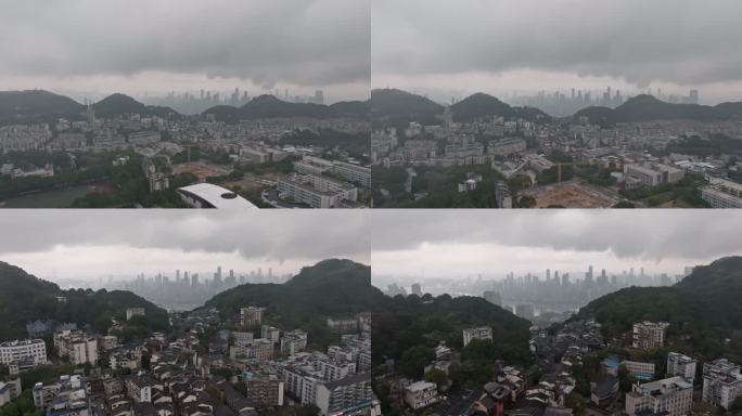 重庆南山老君洞，涂山寺雪景