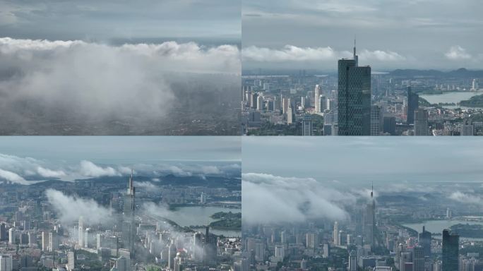 云层之上的南京