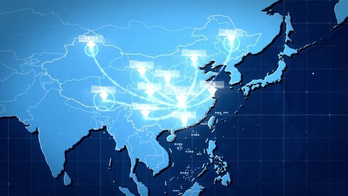 湖南长沙辐射全国全球地图