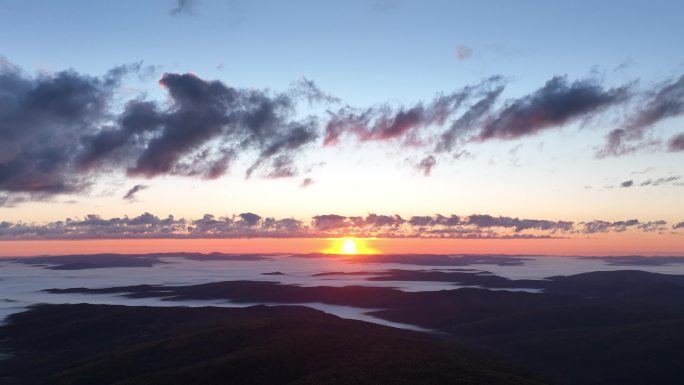 大黑山云海日出