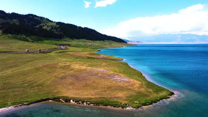 新疆赛里木湖景色