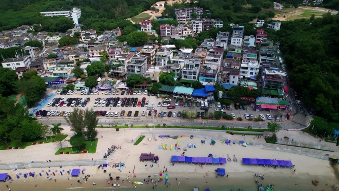 深圳官湖海边度假村航拍