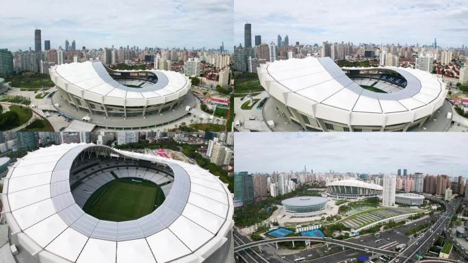 4k原素材-上海体育场