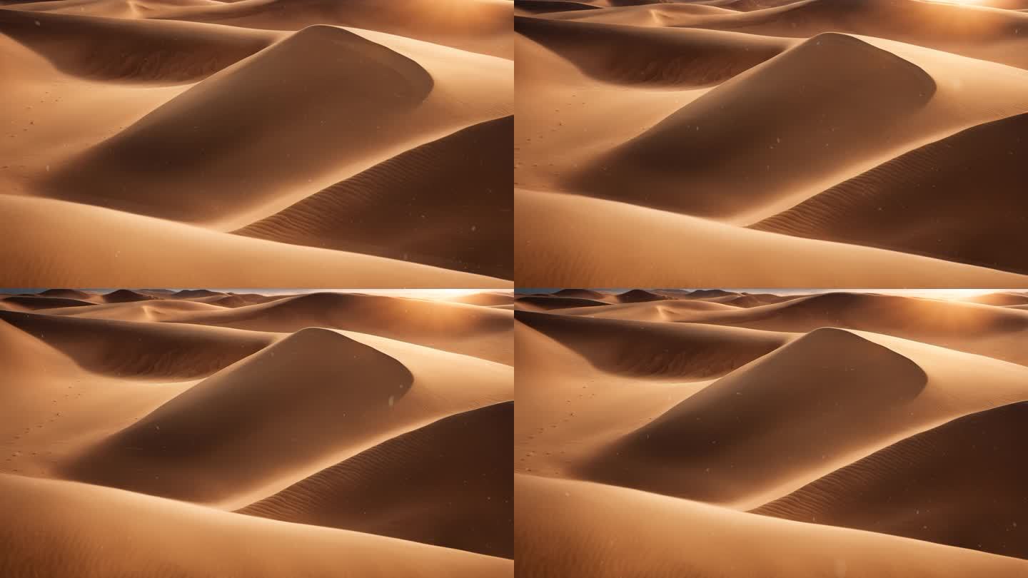 沙漠沙堆沙砾背景06