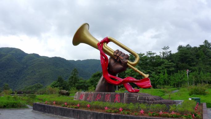 井冈山胜利的号角雕塑