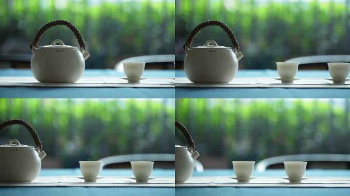 古色古香的茶具茶杯茶壶
