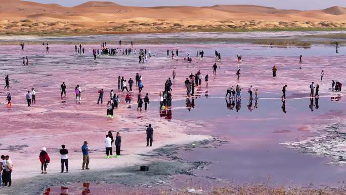 乌兰湖 十一黄金周  旅游 地球心中