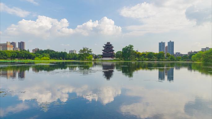 武汉紫阳湖公园风光