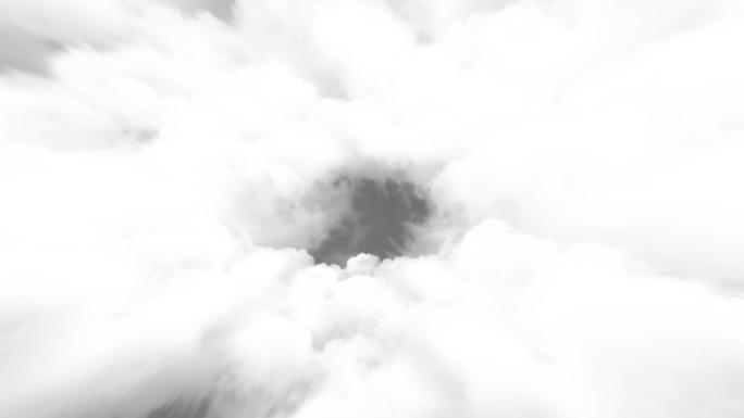 【可修改】4K云层穿梭AE+Alpha