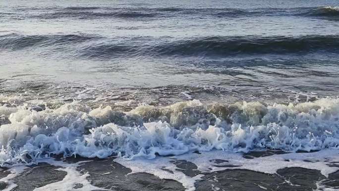 沙滩波浪海浪浪潮浪花海水水浪水花碧波奔流