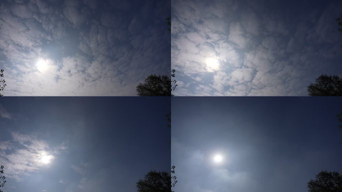 云散开 晴天 天晴 多云转晴