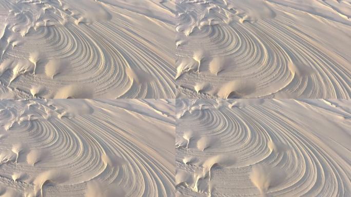 青海茫崖巨型“土星环”地貌景观高清视频