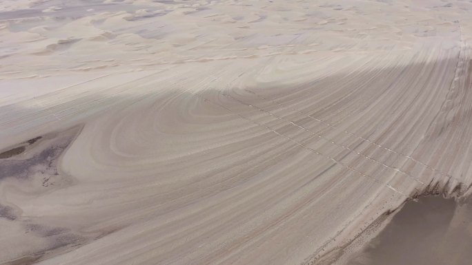 青海茫崖巨型“土星环”地貌景观高清视频