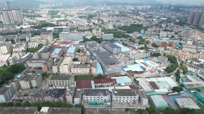 深圳龙岗区坪地航拍大景