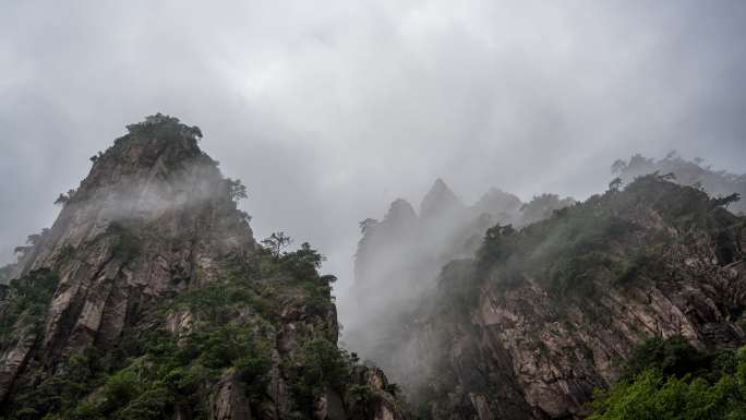 黄山云海延时