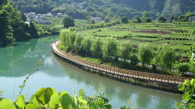 河流河道防洪堤坝水流