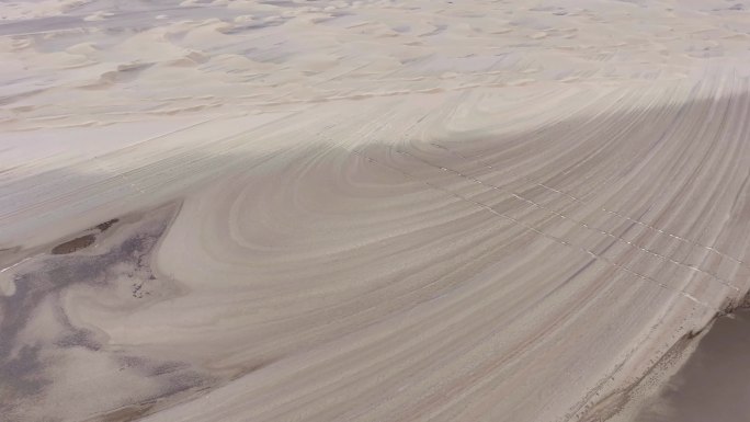 青海茫崖巨型“土星环”地貌景观高清视频