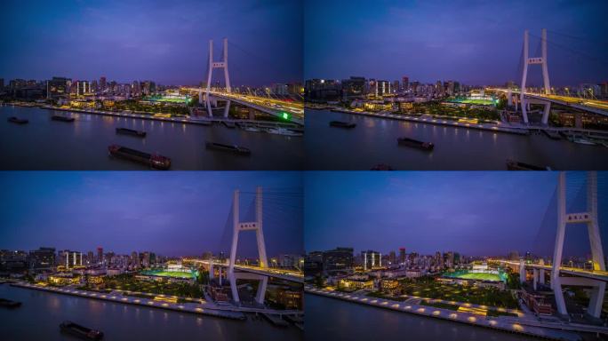 上海 南浦大桥 航拍