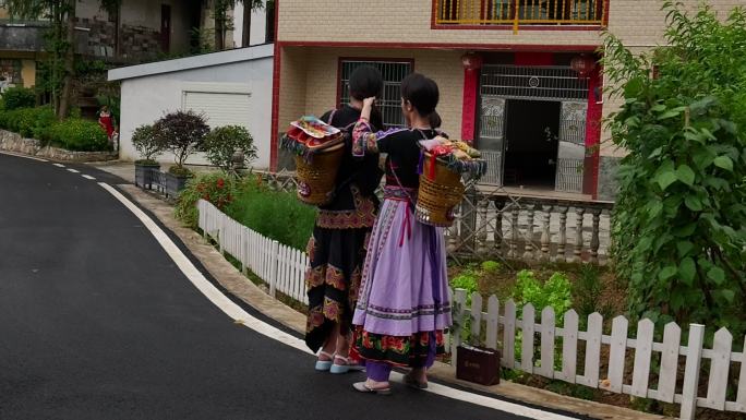 幸福美丽乡村乡村振兴4K幸福场景