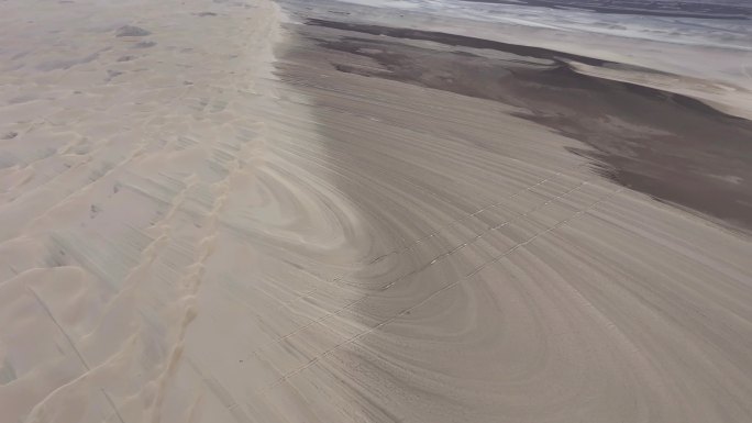 青海茫崖巨型“土星环”地貌景观高清视频