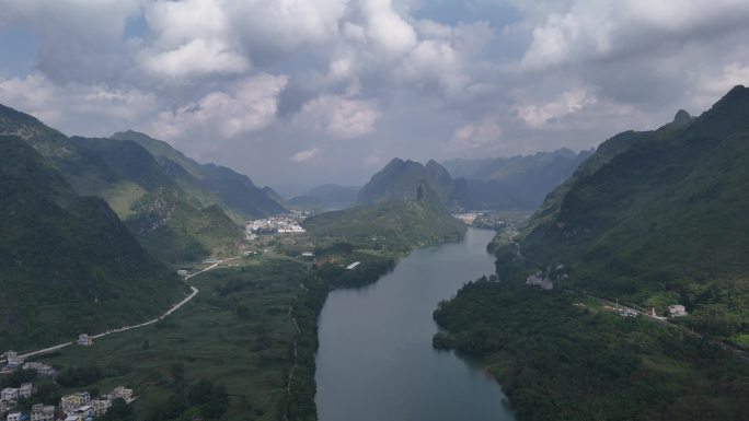 红水河大化段风光