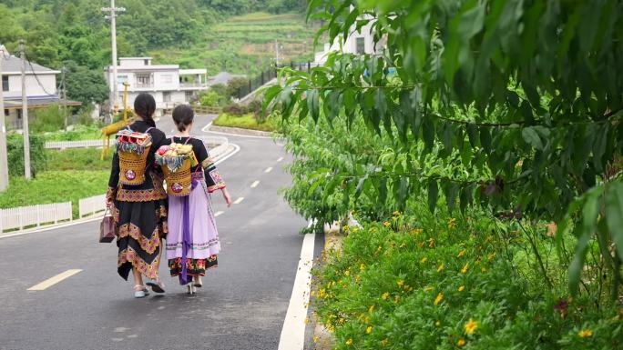 幸福美丽乡村乡村振兴4K幸福场景