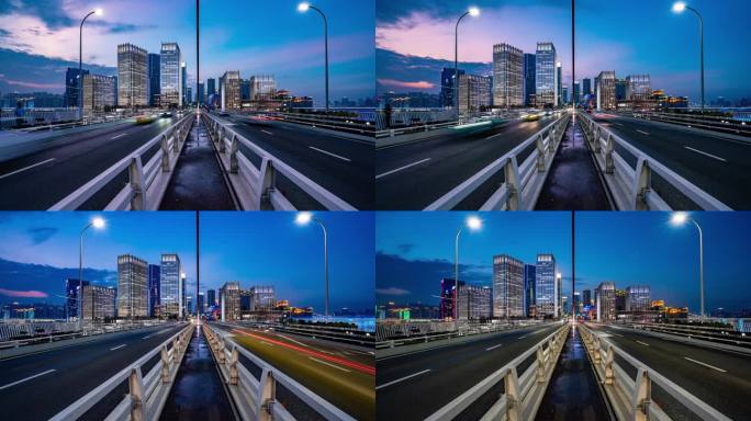重庆 城市之门 千厮门 大桥 延时