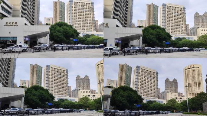 广州市海珠广场街景画面