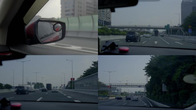 2023广州广汕路女司机驾驶汽车