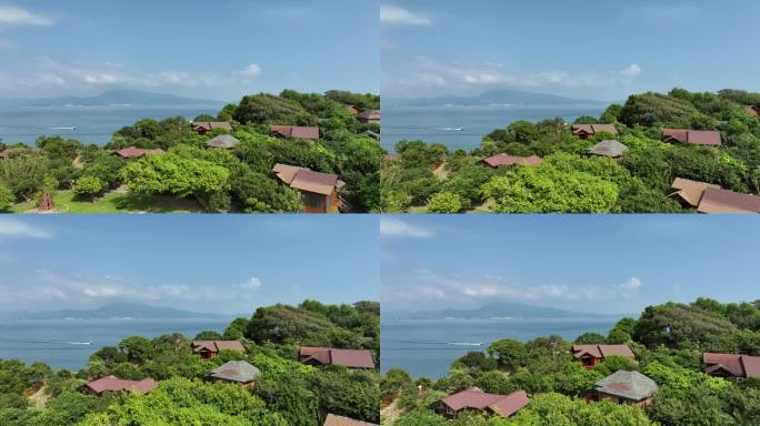 深圳大鹏鹿嘴山庄航拍