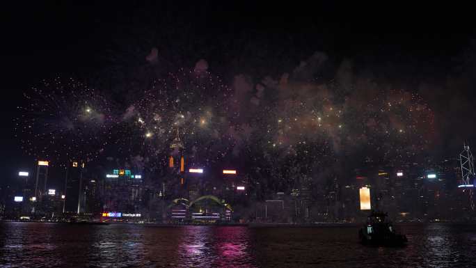 【8K 超清实景】香港烟花