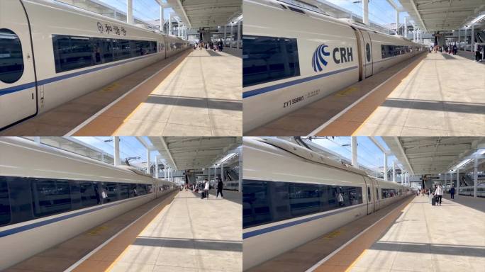 高铁进站