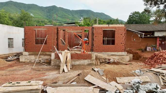 农村砖木结构土房建设