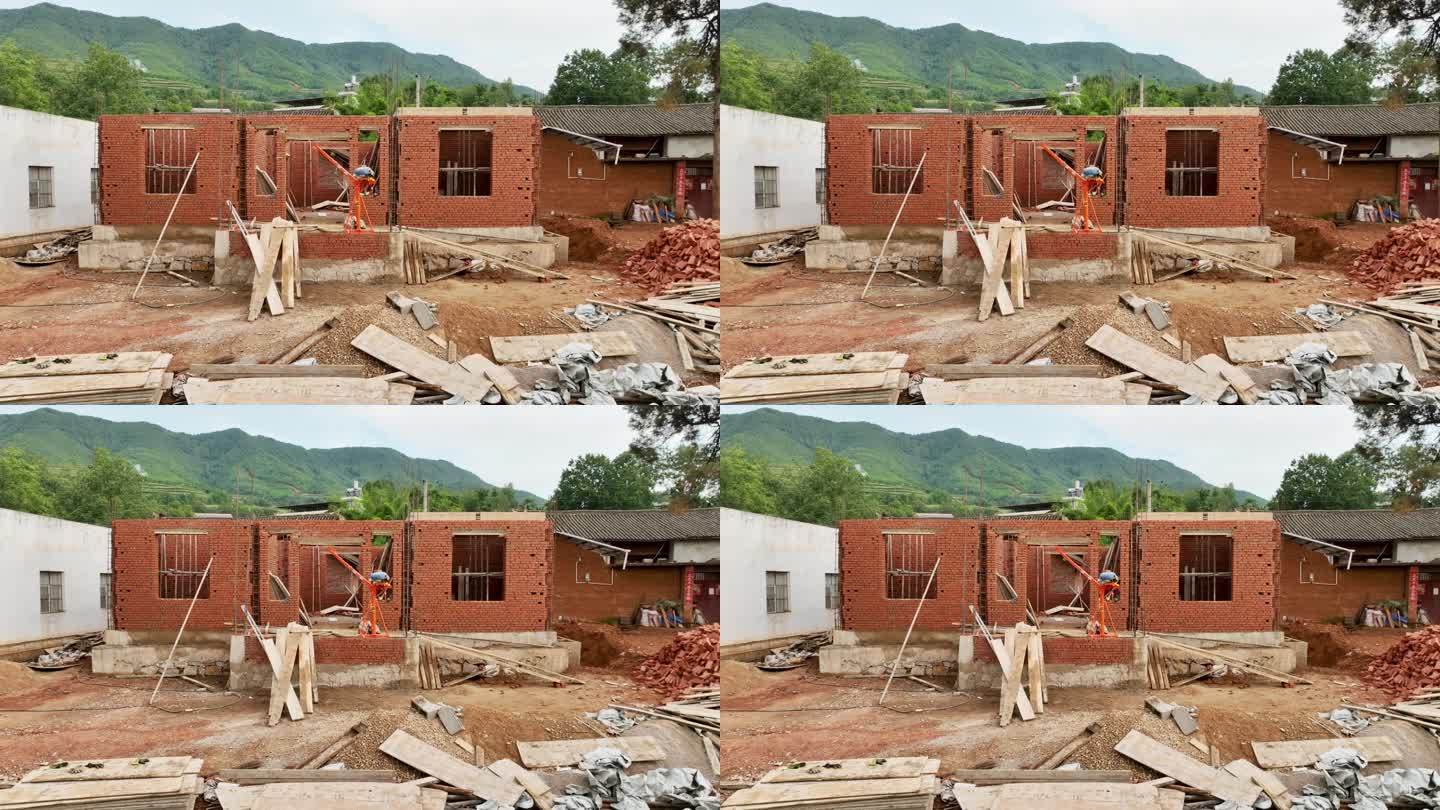 农村砖木结构土房建设