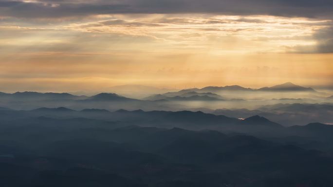 祖国山丘山河森林唯美山丘山林