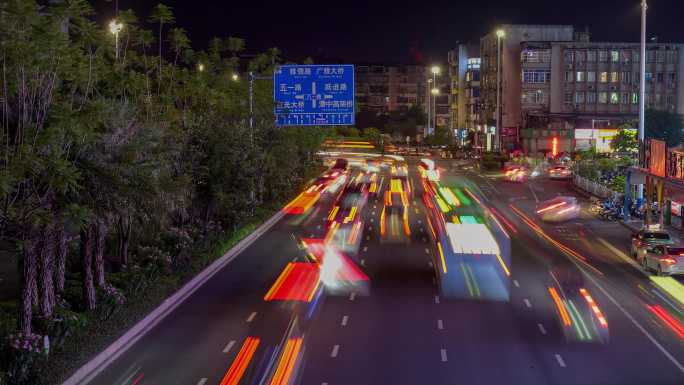 城市道路交通车流车辆行驶