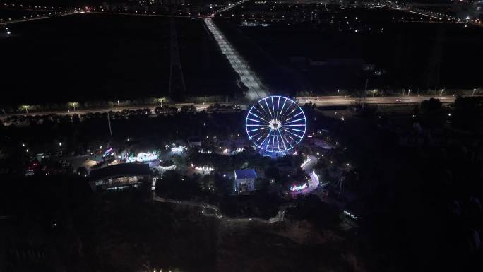 上海佘山世茂洲际酒店上海世茂深坑秘境夜景