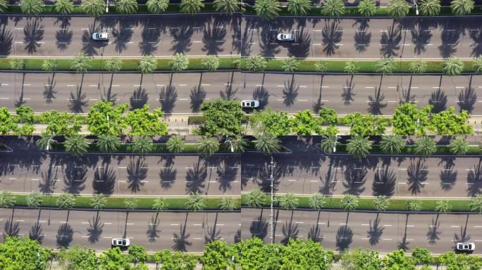 沿海道路航拍