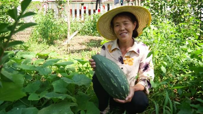 笑脸农民笑容幸福希望丰收农业乡村振兴乡村