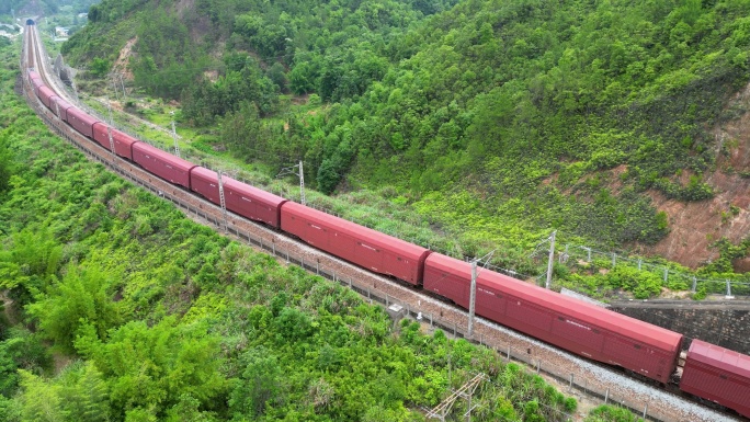 一带一路中欧班列集装箱铁路物流